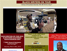 Tablet Screenshot of blackwritersontour.com